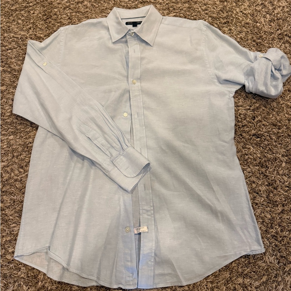 Banana Republic Blue Casual Button Down Shirt